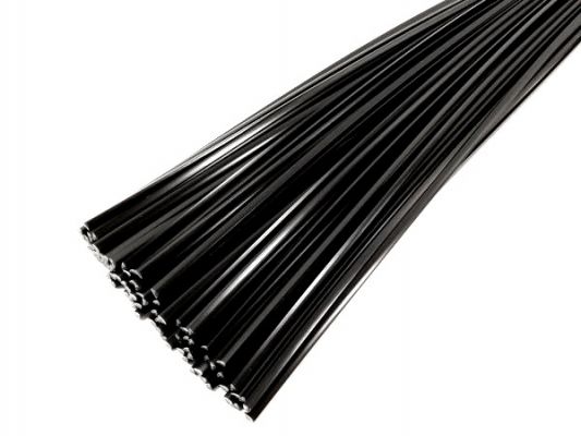 Plastic welding rods PP 6mm Triangular Black 1kg rods